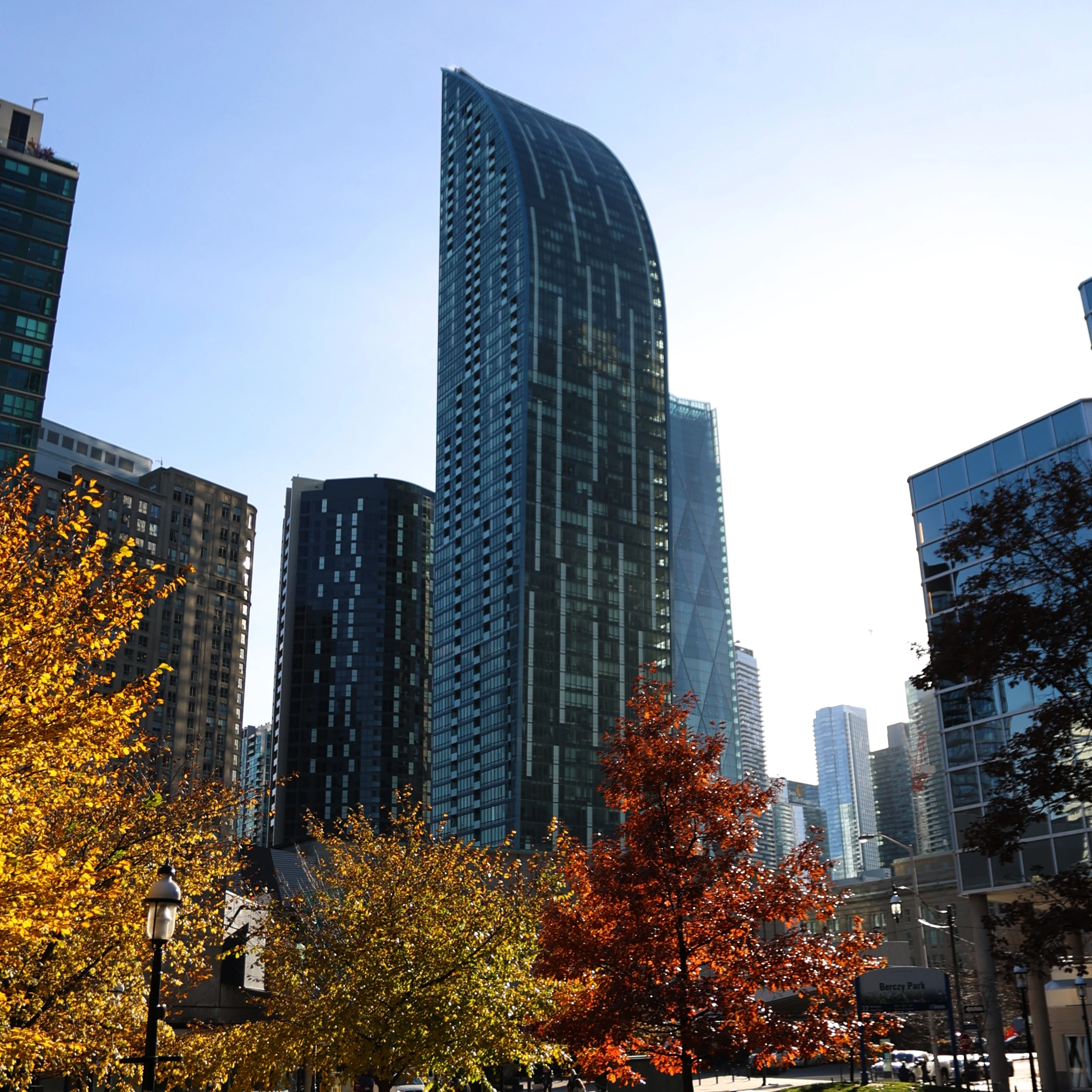 City architecture · autumn colour