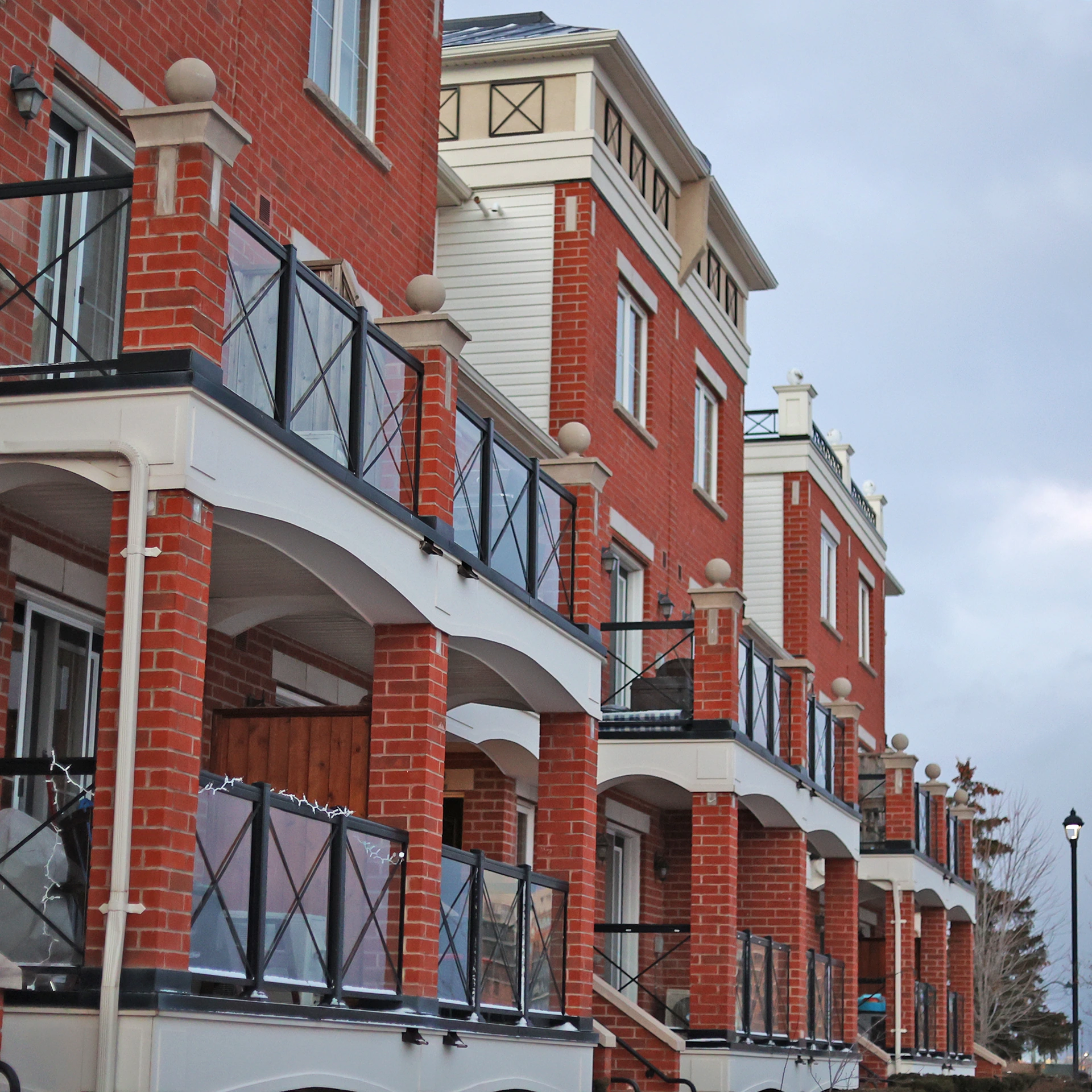 Neighbourhood · brick & balconies