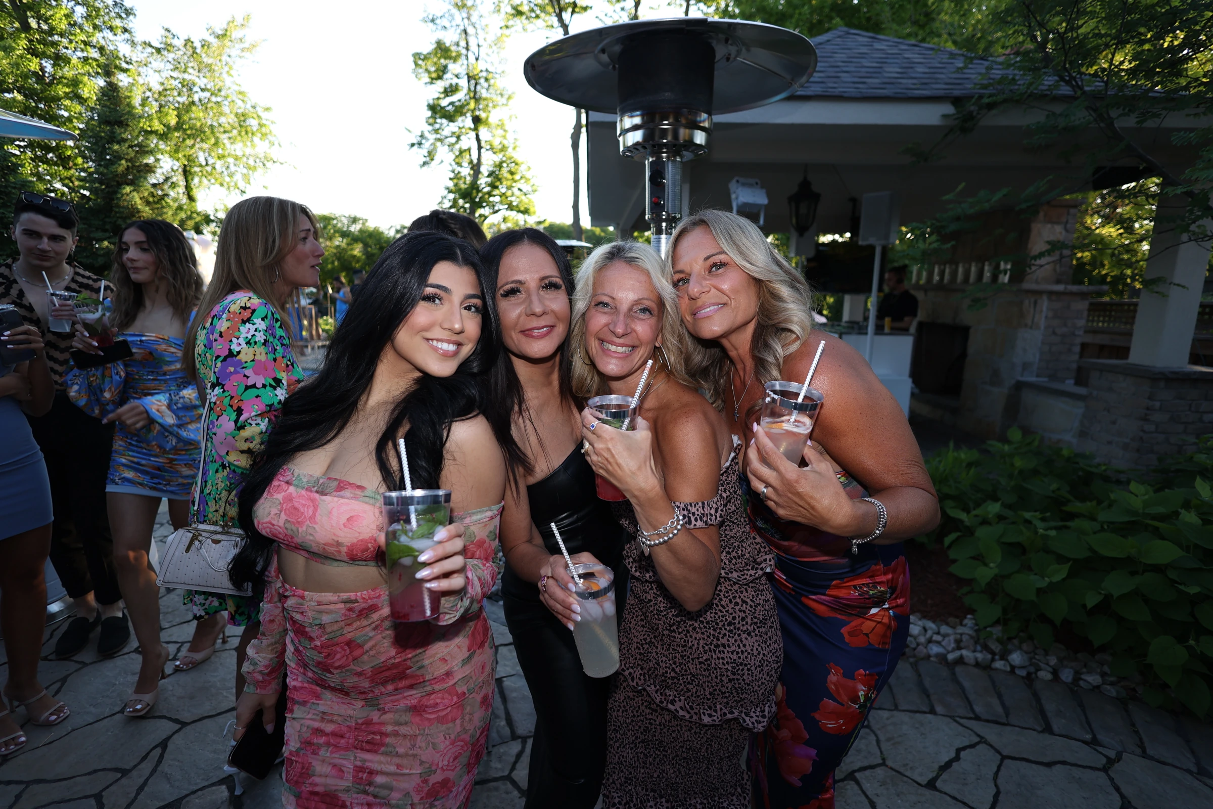 Friends at the celebration
