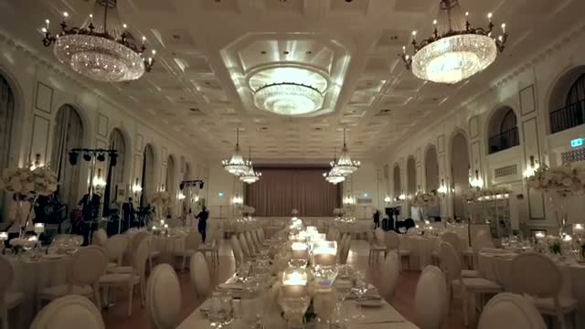 Jamie and Dean’s wedding reception at Fairmont Royal York in Toronto