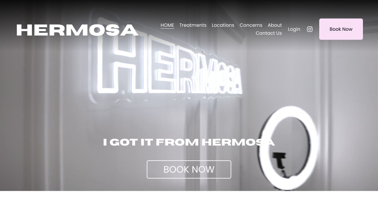 Hermosa website home page
