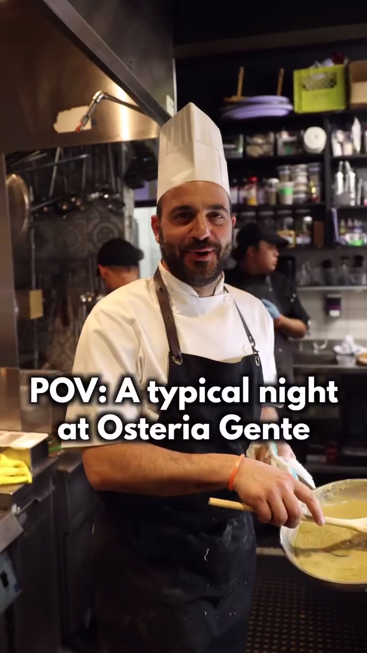 Osteria Gente · POV: A typical night