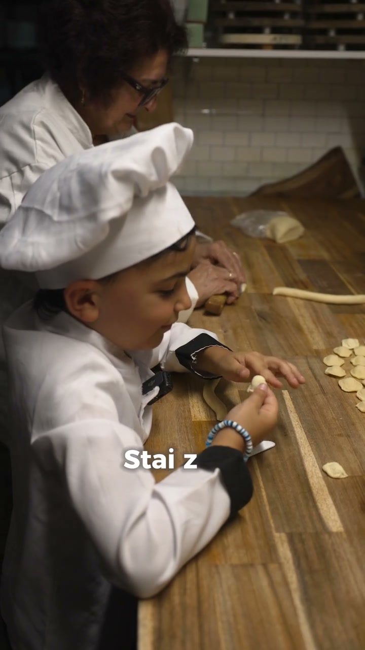 Osteria Gente · Orecchiette · Making pasta