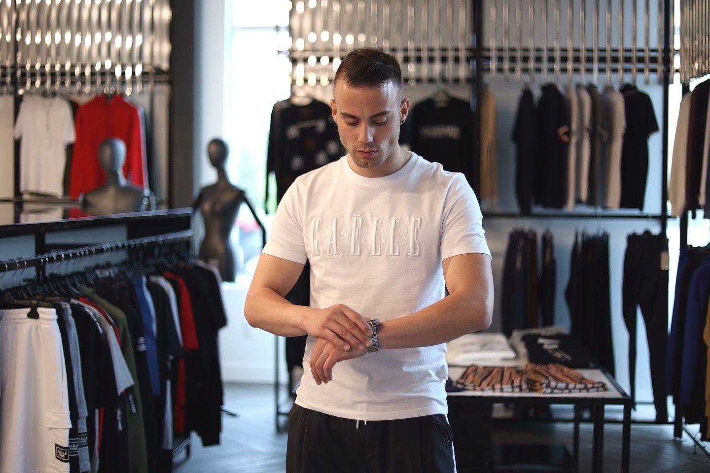 Our go-to @gaelle_paris tees available in store today.
