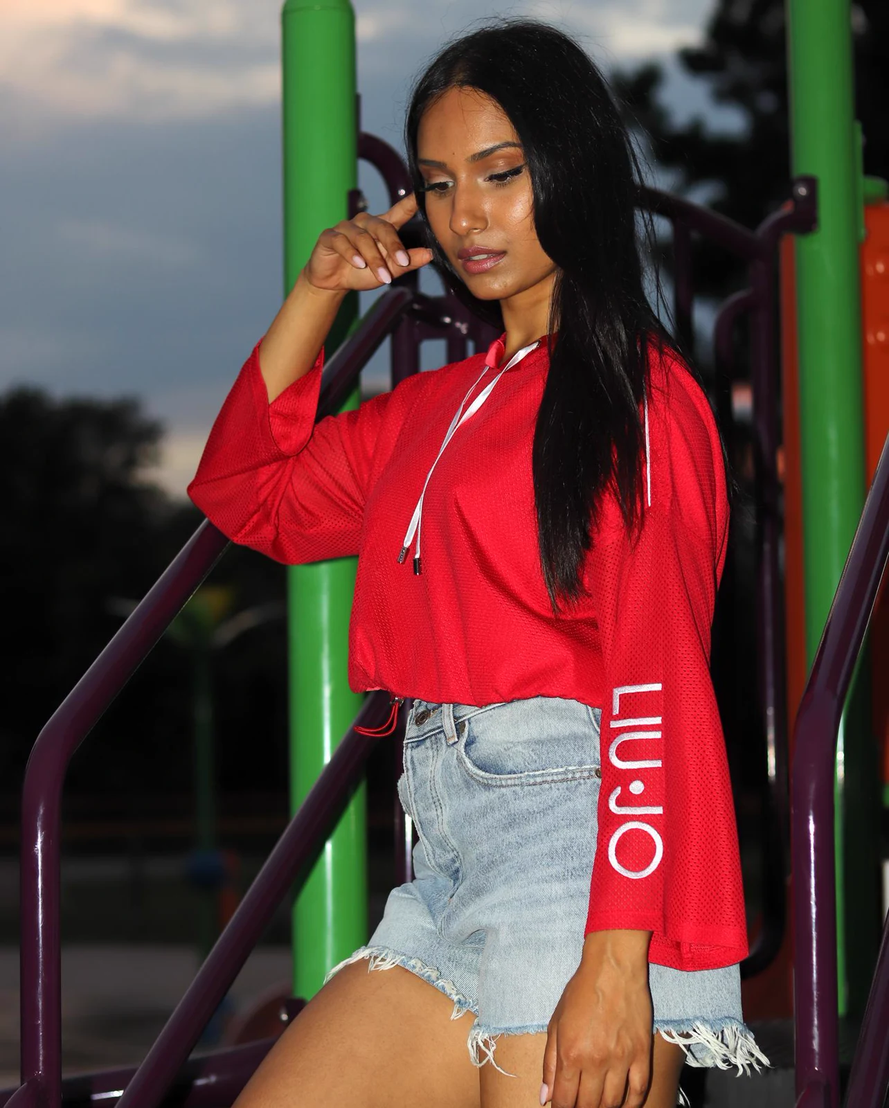 Sporty meets comfort. 🌶️⚽️ Find our new @liujoglobal collection in store now.