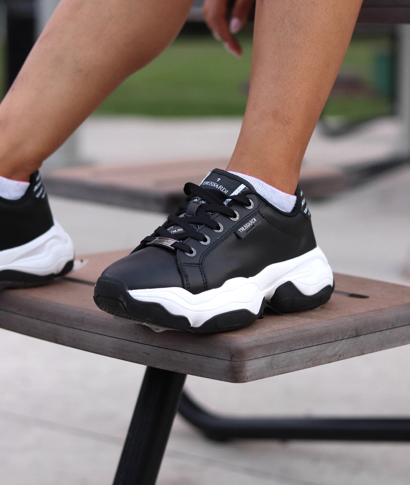 Kickin' it @Trussardi style. Available in store.