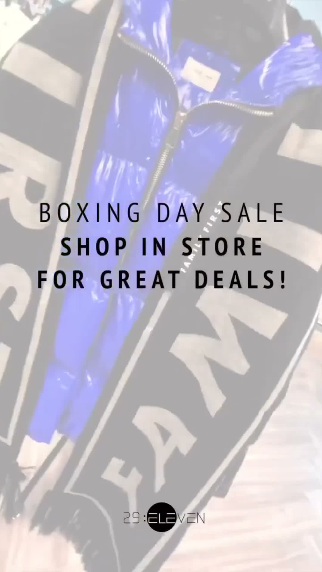 Shop our Boxing Day sale tomorrow from 10am-4pm! See you tomorrow!🛍