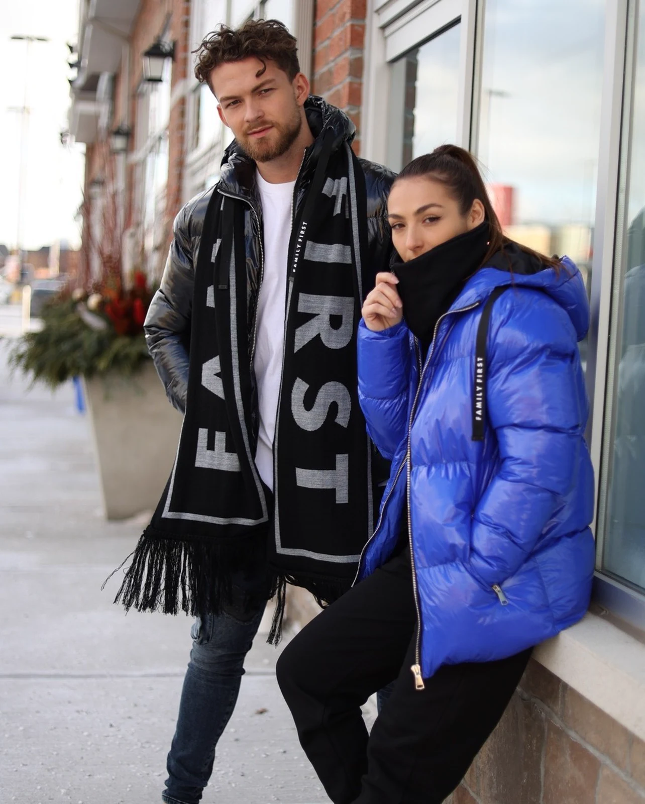 Keeping warm, looking cool. Happy Family day from our fam to yours! Find these perfect puffers in store.