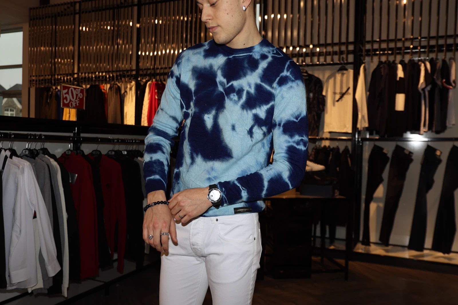 Adding a splash of colour to your sweater collection.