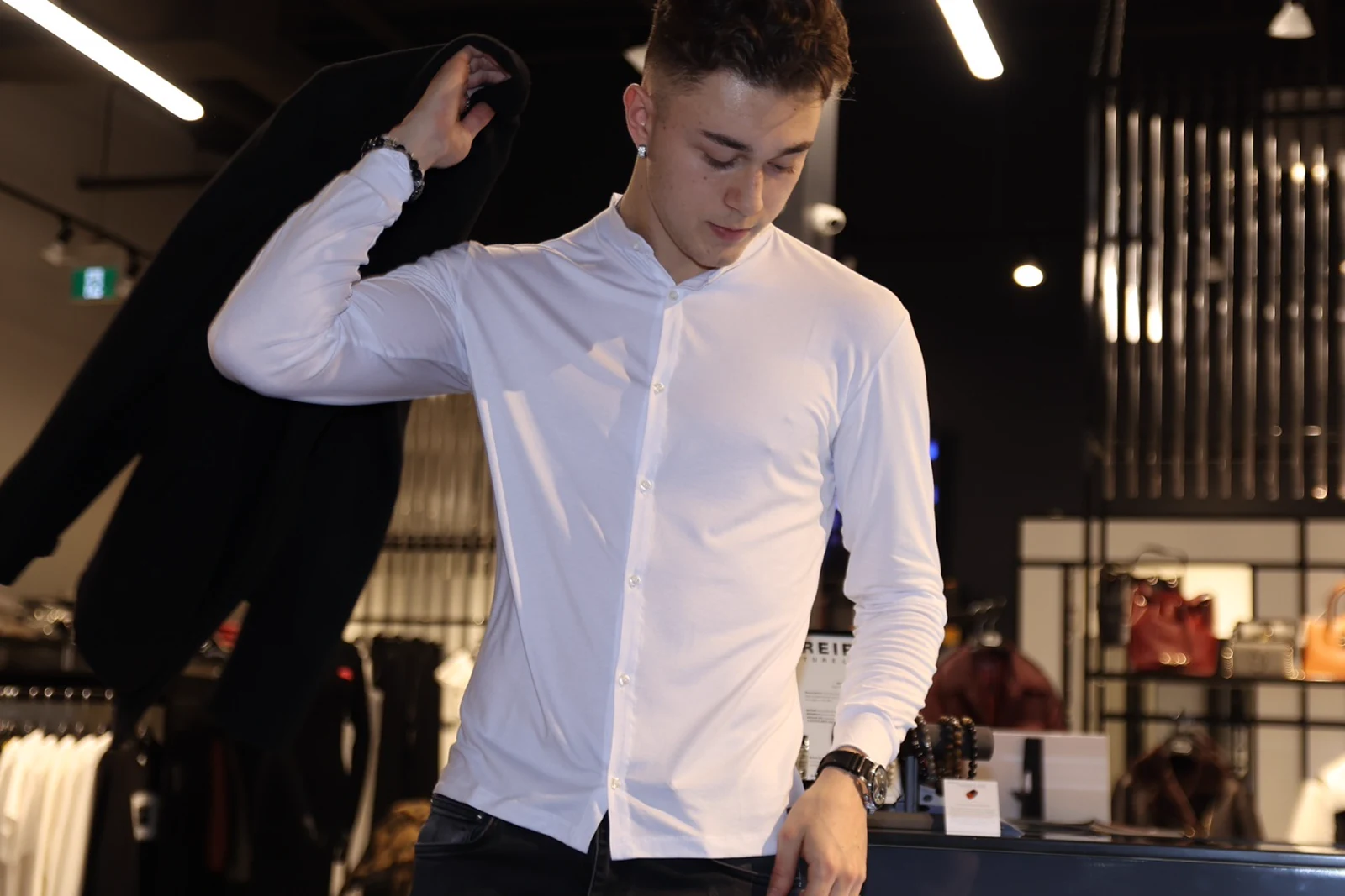 Buttoned up and on our way.