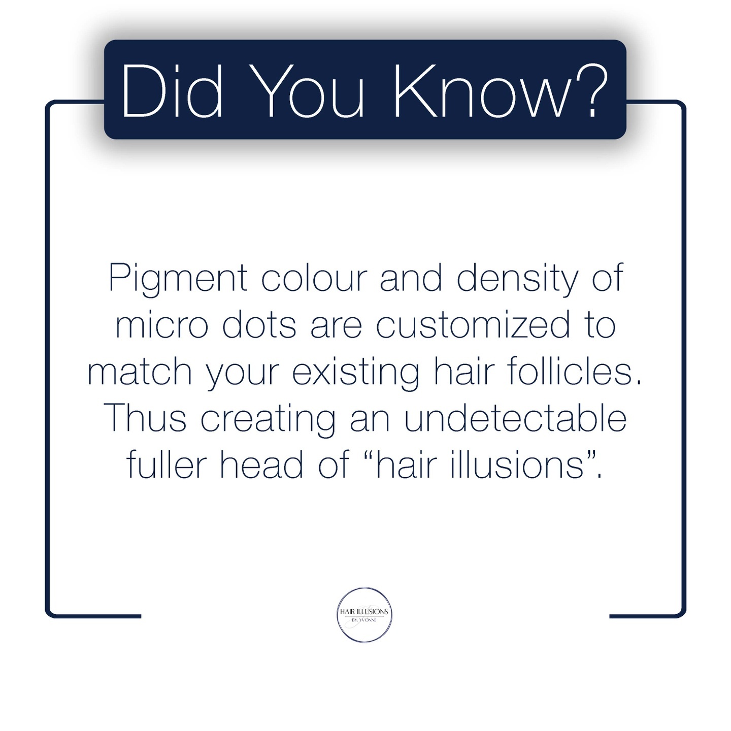 SMP isn't a one-size-fits-all solution. With differing ink shades and microdot sizes that can be applied, each procedure is customized to yo
