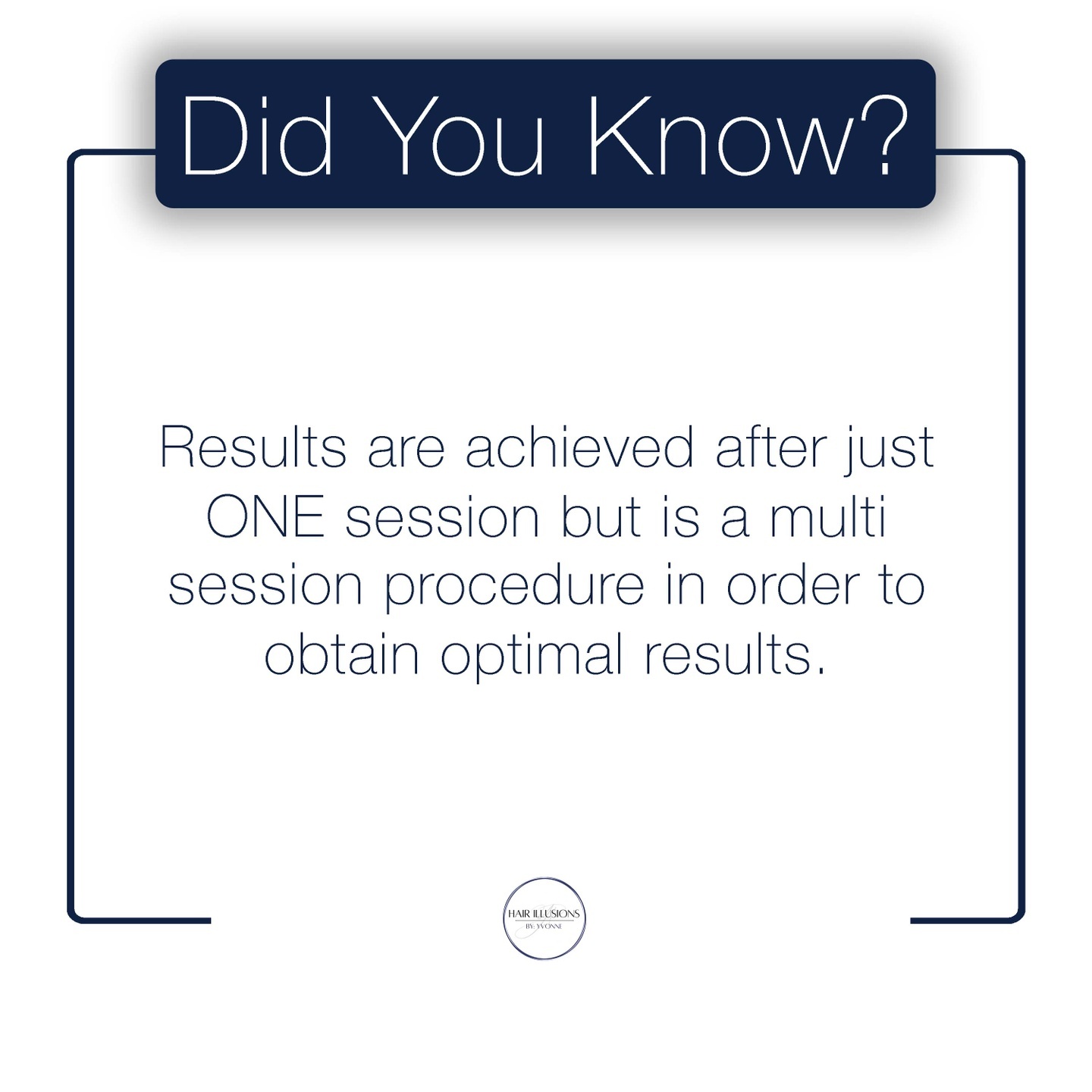 After your first SMP session, the outline and fullness of your scalp will begin to take shape. When all of your sessions are complete, you'l