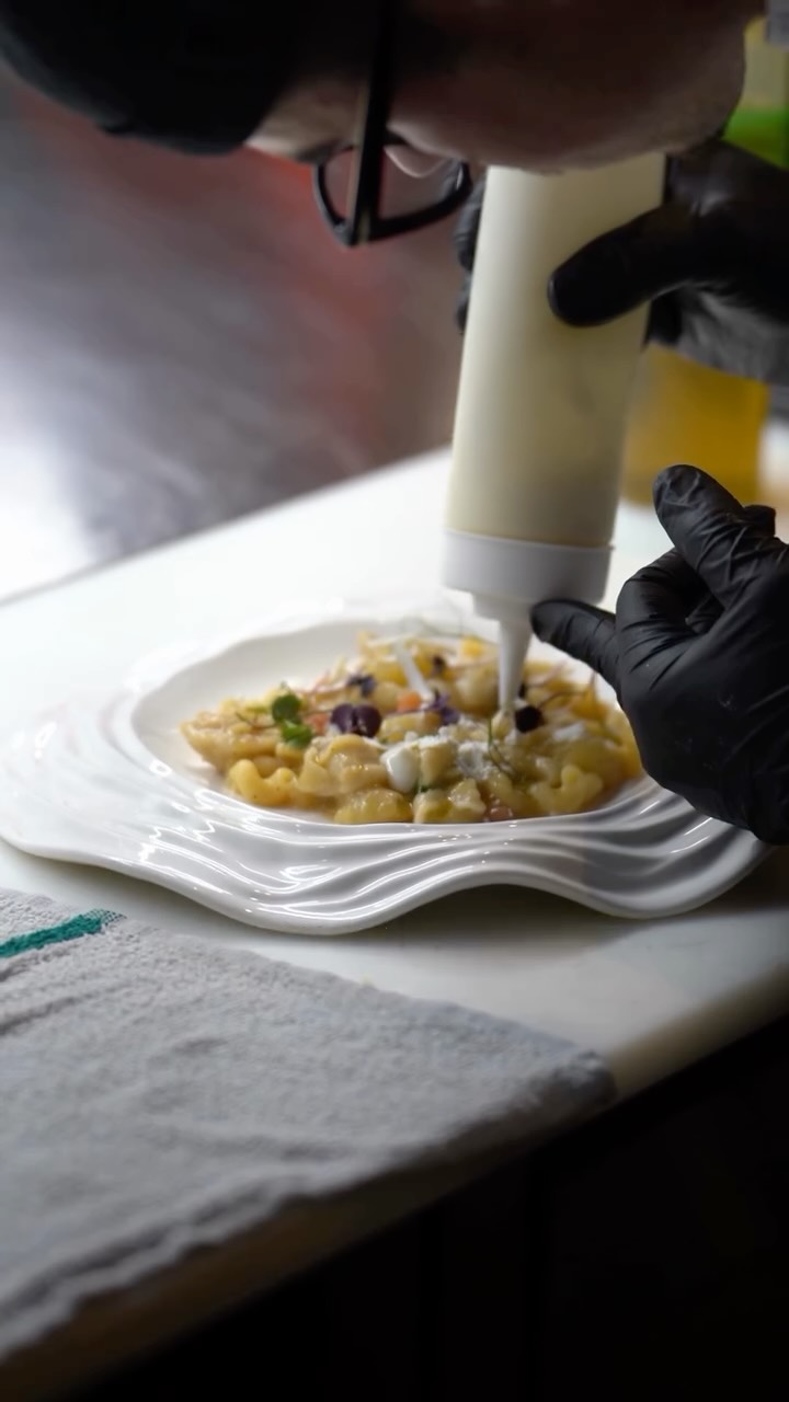 ✨ Pasta e Patate ✨ A humble dish with a rich story. Once known as pasta povera made with potatoes, pasta, rosemary, parmesan rinds, and love