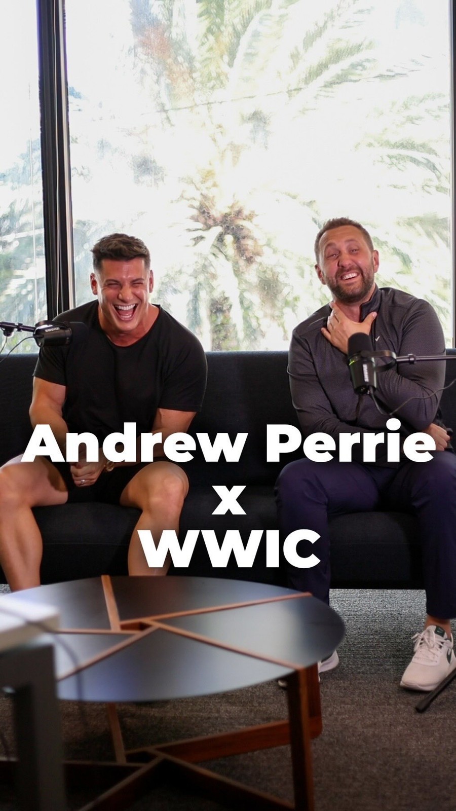 THE NICK AND ANDREW SHOW 🎤 
(⚠️Not a real show⚠️)

Our WWIC episode with @theandrewperrie will be coming out this MONDAY September 18th! Be 