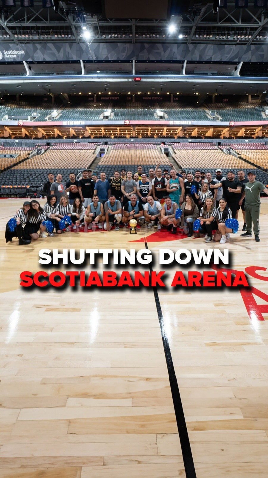 Shutting down ScotiaBank Arena wasn’t enough! We brought the hustle from the boardroom to the hardwood 🏢🏀 
Watch as 30 entrepreneurs and rea