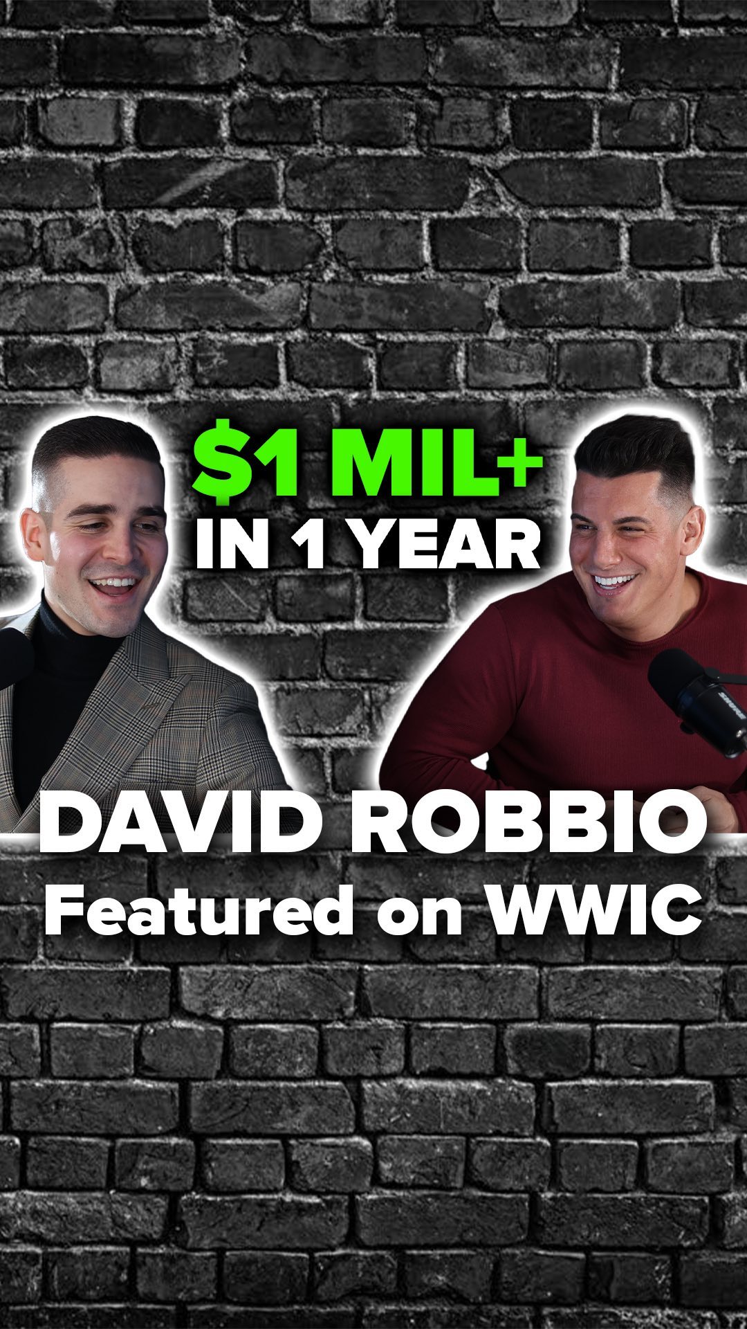 Join us in this episode as we uncover the incredible journey of @davidrobbio , who transformed his life from flat broke to a top 1% real est