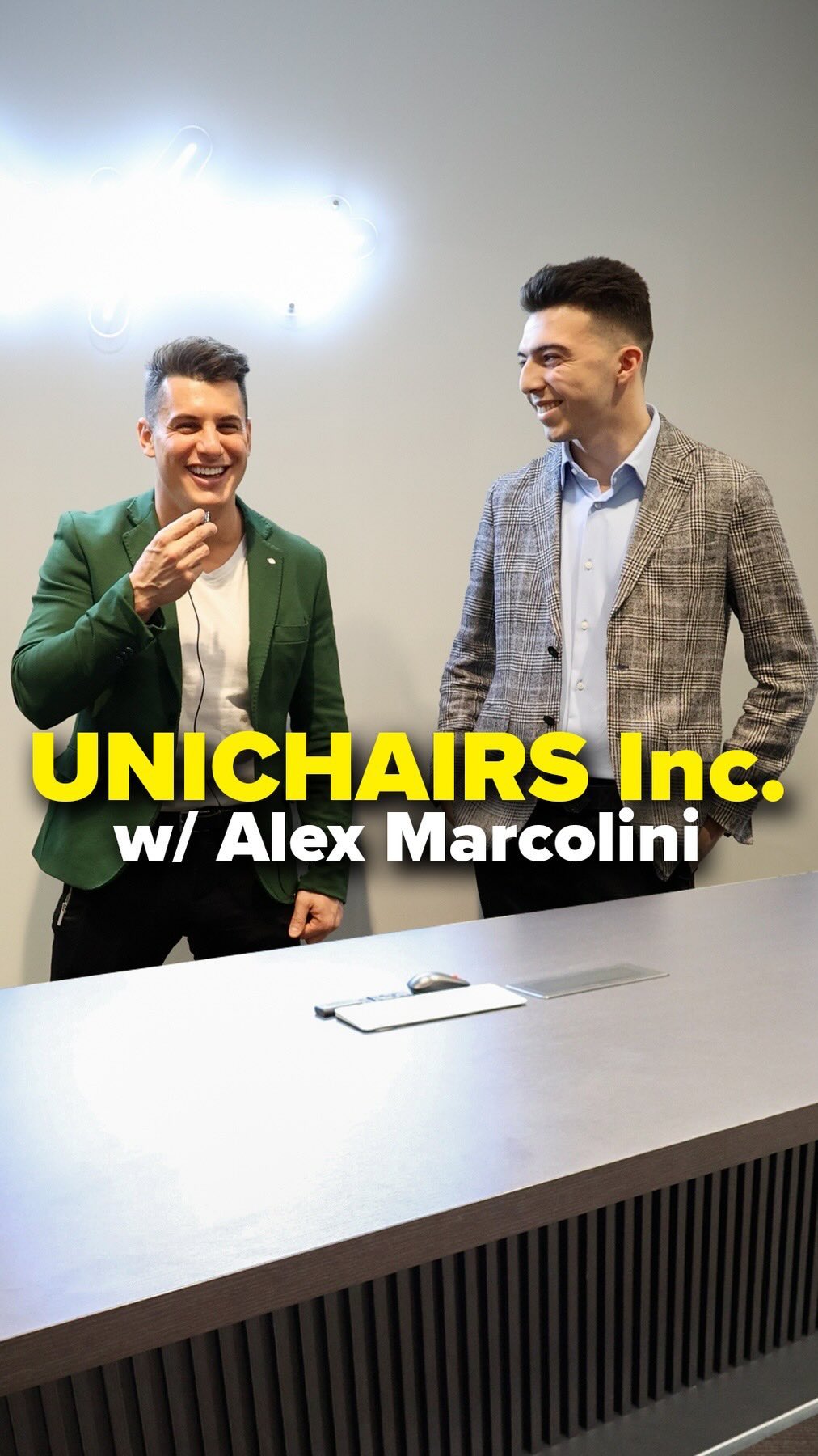 We had the best time hosting @almarcolini from @unichairshere at Spark HQ! Since 1995 Unichairs has offered an extensive collection of hospi
